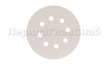 Шлиф.круг самолип. SMIRDEX d.125,P.80 c ОТВЕРСТИЯМИ Ф-0362 купить в Алматы