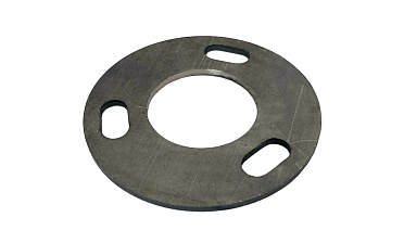 Фланец стойки 42/90 х 3 мм #200 3 отв х М10 х 20 черный металл k116-42-9 купить в Алматы