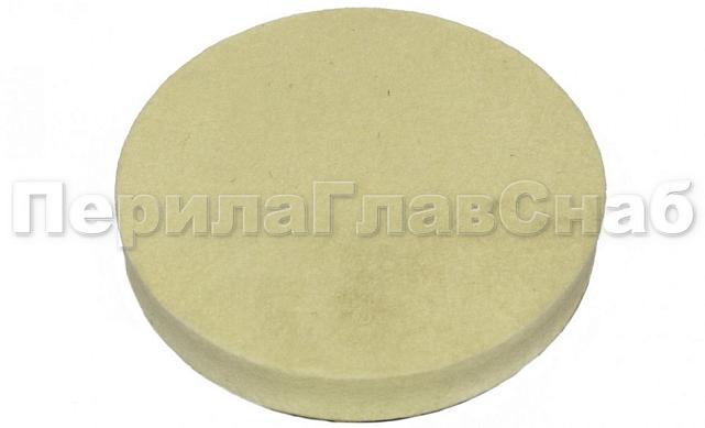 Войлок на опорной тарелке с гайкой, 125х20xМ14 Ultra k459-2