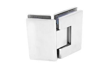 Петля для душевой кабины стекло-стекло 135° 90х55 мм AISI 304 шлифованная t302-2 SSS купить в Алматы