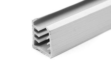 Уплотнитель в поручень с пазом 27х30 для стекла 8+8мм, EPDM (палки по 3м) СЕРЫЙ Фk307-G купить в Алматы