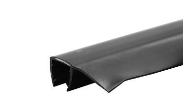 Уплотнитель для стекла 8 мм, непрозрачный черный, 90°, стекло-стекло 2200 мм t215-2 Bl-U купить в Алматы Уплотнитель для стекла 8 мм, непрозрачный черный, 90°, стекло-стекло 2200 мм t215-2 Bl-U купить в Алматы