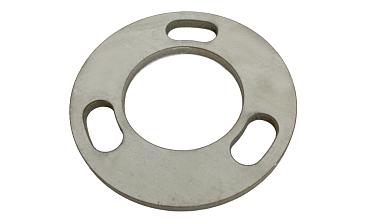 Фланец стойки 42.4/80 х 5 (4,3) х AISI 304 #200 3 отв х М10 х 20 k116-42-4 купить в Алматы