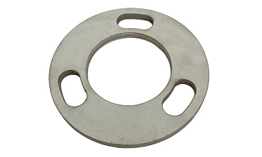 Фланец стойки 42.4/80 х 5 (4,3) х AISI 304 #200 3 отв х М10 х 20 k116-42-4 купить в Алматы