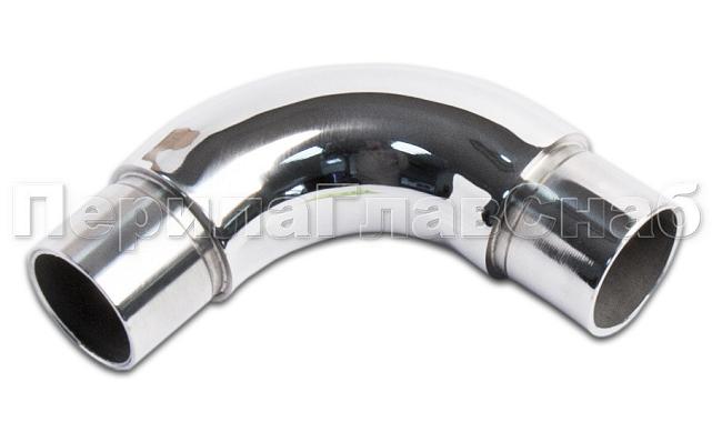 Отвод трубы Ø25.4 мм со вставками, удлиненный, полированный (AISI 304) k325-3 Отвод трубы Ø25.4 мм со вставками, удлиненный, полированный (AISI 304) k325-3