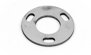 Фланец стойки 50/90х3 мм, 3 отв. М10х20, черный металл k116-50-9 купить в Алматы