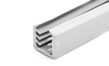 Уплотнитель в поручень с пазом 24х24 для стекла 10мм, EPDM СЕРЫЙ Фk312-G купить в Алматы