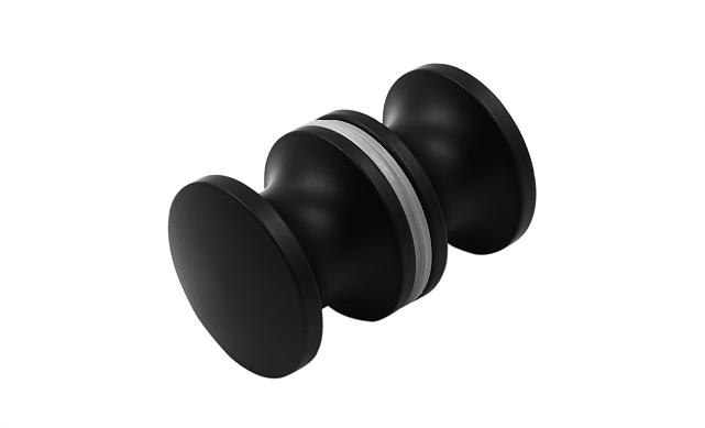 Ручка-кноб для душа, алюминий-черный t691 ALBL