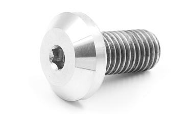 Крепежный винт с резьбой М18 для крепления спайдера, длина 50 мм, шаг резьбы 2,5 мм (AISI316) k652-2 купить в Алматы