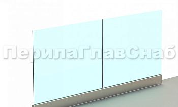 Ограждение без поручня на профиле в Алматы. Готовые проекты ПерилаГлавСнаб