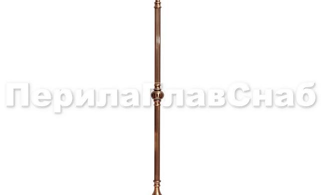 Стойка латунная 'Медина' промежуточная простая 900х22х80, цвет медь k527