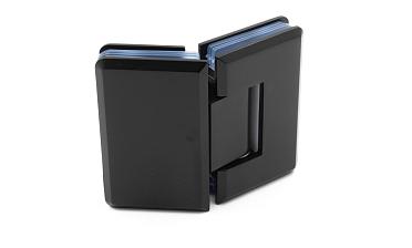 Петля для душевой стекло-стекло 90х55 мм, 135°, цинк, черный t302 BZn купить в Алматы