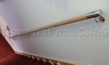 Деревянный пристенный поручень в Алматы. Готовые проекты ПерилаГлавСнаб