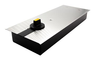 Доводчик для стеклянной двери до 100 кг EN4, напольный, 500 тыс, циклов, нержавеющая сталь AISI 304, шлифованная t184-3 SSS купить в Алматы