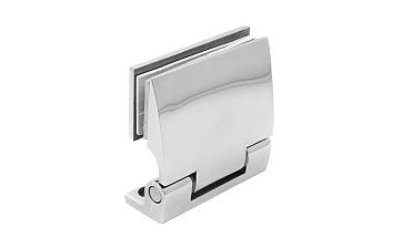 Петля стена-стекло 90°, односторонняя, без реза, нерж., полир. t315 PSS купить в Алматы