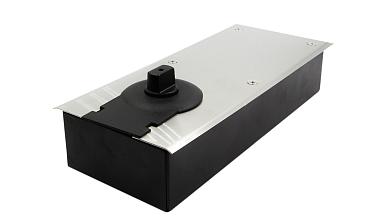 Доводчик для стеклянной двери напольный, шлифованный EN2 250 тыс. циклов 115гр (дверь 800мм  до 80 кг) t186 SSS купить в Алматы