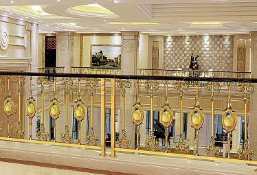 Ограждения под золото из латуни купить в Алматы