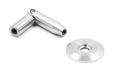 Крепление тяги к стене, шлифованная AISI 304 k621 купить в Алматы