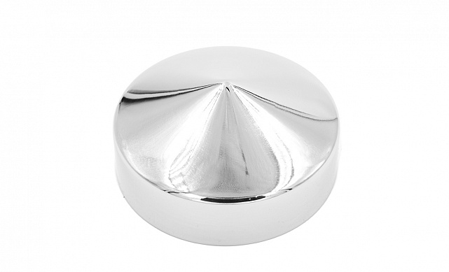 Фронтальная крышка точечного держателя, конус, полированная, штампованная, AISI 201 k055 Фронтальная крышка точечного держателя, конус, полированная, штампованная, AISI 201 k055