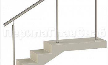 Нержавеющие ограждения без ригелей для крыльца в Алматы. Готовые проекты ПерилаГлавСнаб Нержавеющие ограждения без ригелей для крыльца в Алматы. Готовые проекты ПерилаГлавСнаб