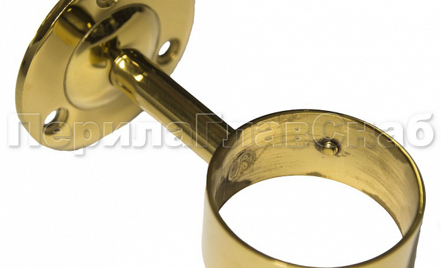 Держатель поручня Ø50.8 мм, выносной, с обхватом, золото k066-88 Держатель поручня Ø50.8 мм, выносной, с обхватом, золото k066-88