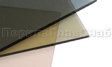 Стекло ромбы 10 мм, бронза, без вырезов С-8030 купить в Алматы