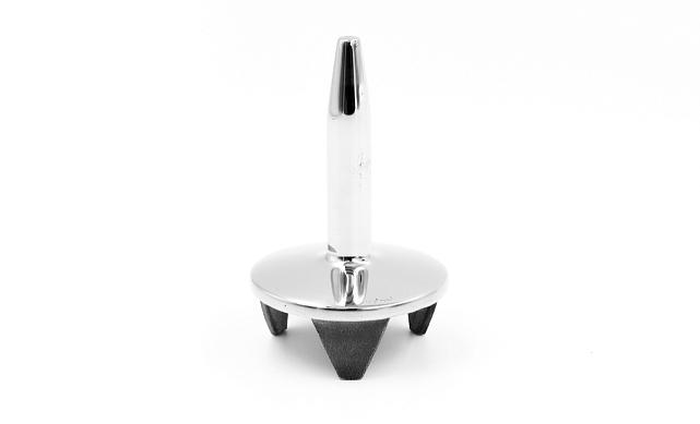 Наконечник палец (солдатик) на стойку Ø50.8х1.5 мм, без ложемента, удлиненный 70 мм, облегченный, литой, полированный, нержавеющий AISI 304 k557 Наконечник палец (солдатик) на стойку Ø50.8х1.5 мм, без ложемента, удлиненный 70 мм, облегченный, литой, полированный, нержавеющий AISI 304 k557