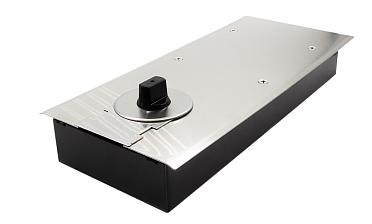 Доводчик для стеклянной двери до 80 кг EN3, напольный, 500 тыс. циклов, нержавеющая сталь AISI 304, шлифованная t183 SSS купить в Алматы