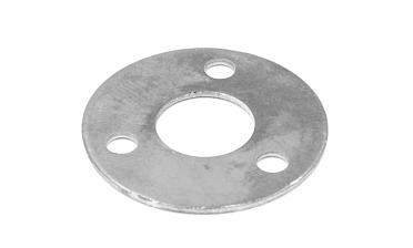 Фланец стойки большой 32/81 х 3 мм, 3 отв х М10 х 20, черный металл k116-32-9 купить в Алматы