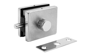 Защелка с ответной частью на стену и пол, шлифованная, вырез 17 t138 SSS купить в Алматы