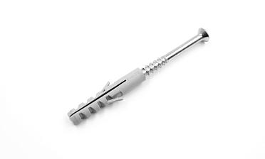 Потайной винт под шестигранник 10х120 мм в комплекте с дюбелем д.12 k601-19-120 купить в Алматы