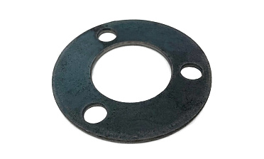 Фланец стойки 38/75 х 3 мм, 3 отв х М10 х 20, черный металл k116-38-3 купить в Алматы
