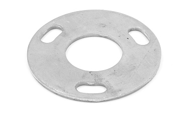 Фланец стойки 38/90 х 5 (4,3) х AISI 316 #200 3 отв х М10 х 20 k116-38-6 купить в Алматы