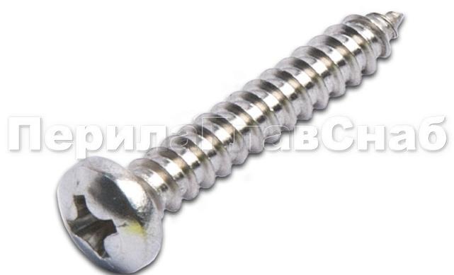 (DIN 7981.A2) Саморез 3,9х19 полусфер.гол. нерж. под крест М-3224