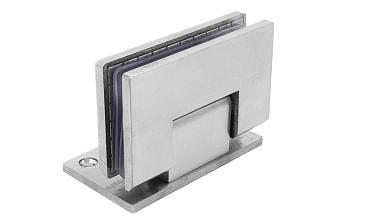 Петля для душевой кабины стена-стекло 90° 90х55 мм шлифованная t305-2 SSS купить в Алматы