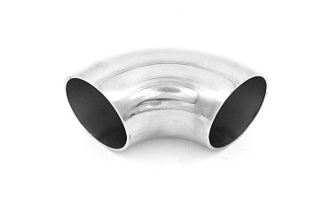 Отвод поручня Ø42.4х90х1.45 мм, 90°, полированный 400 Grit (AISI 201) k346-5 купить в Алматы