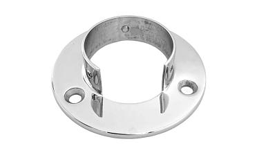 Фланец для трубы Ø48.3 мм, под 3 самореза 6.8 мм, литой, полированный, (AISI 304) k238-3 купить в Алматы