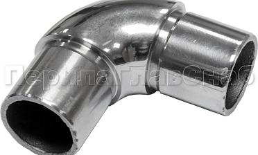 Отвод трубы Ø25.4 мм с установочными кольцами, полированный (AISI 304) k325 купить в Алматы