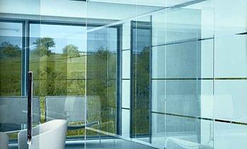 Стеклянные офисные перегородки на алюминиевом профиле в Алматы. Готовые проекты ПерилаГлавСнаб