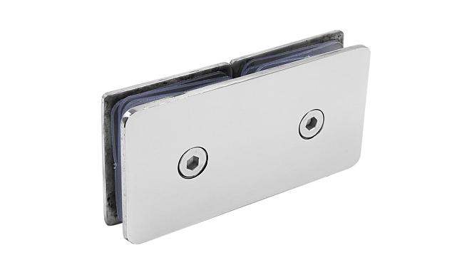 Коннектор для душевой кабины стекло-стекло 180°, 45х45, нерж 304, вырез 64 t724 PSS 2