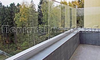 Ветрозащитные ограждения балкона или кровли в Алматы. Готовые проекты ПерилаГлавСнаб