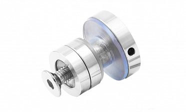 Крепление трека к стеклу AISI 304 шлифованное t449 SSS  купить в Алматы Крепление трека к стеклу AISI 304 шлифованное t449 SSS  купить в Алматы