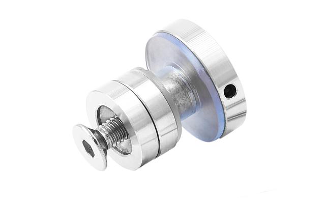 Крепление трека к стеклу AISI 304 шлифованное t449 SSS 