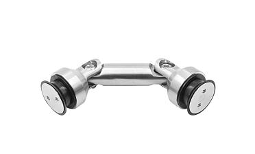 Крепление стекло-стекло, штанга 60 мм, под зенковку tt202-60 SSS купить в Алматы