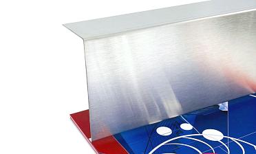 Накладка для крепления (тыльная/лицевая) из шлифованной нержавейки 1.0 мм длина 2,0 м k601-24 купить в Алматы