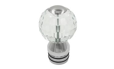 Стеклянный шар, наконечник на стойку Ø50.8 мм, с алюминиевой системой фиксации, прозрачный k248 купить в Алматы