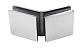 Коннектор для душевой кабины стекло-стекло 135° 45х45 мм полированный t726-2 PSS 