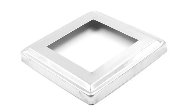 Низ стойки штампованный 135х135 мм, для трубы 81х81 мм, фигурный AISI 304 k376