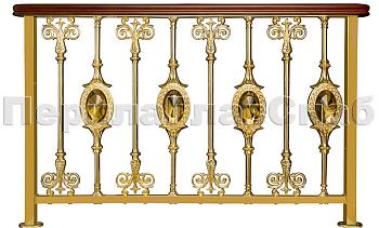 Латунные лестничные перила серии – Нимфалида XL05 в Алматы. Готовые проекты ПерилаГлавСнаб