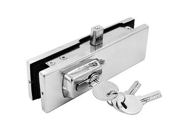 Замки для стеклянных дверей купить в Алматы